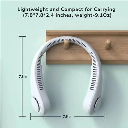 Bladeless Neck Fan – Hands-Free Portable Cooling | Rechargeable & Ultra-Quiet